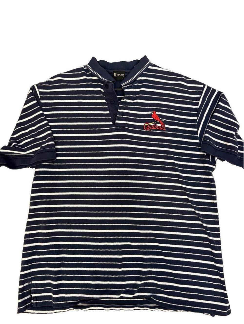 Vintage St. Louis Cardinals Polo Men's XL Gear For Sports Embroidered